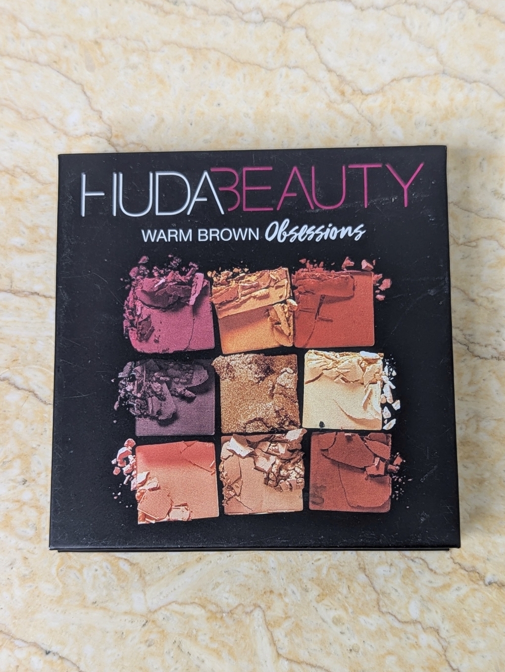 Huda Beauty Warm Brown Obsessions Eyeshadow Palette Makeup Cosmetics